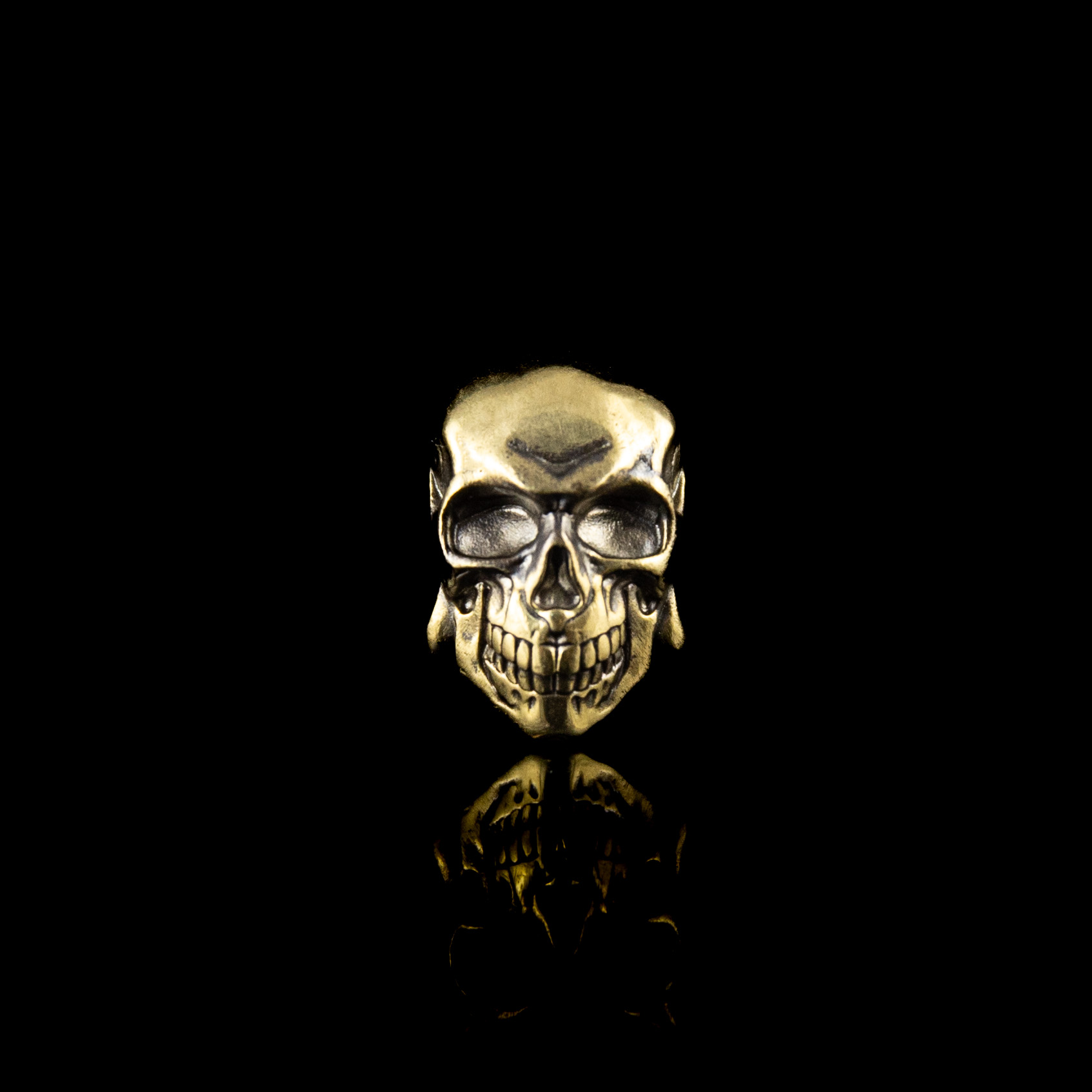 Brass bead "Skull"